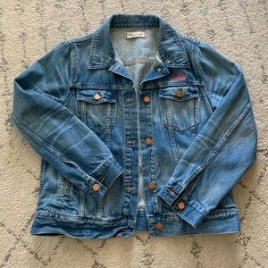 Madewell Denim Jean jacket in Pinter Wash sz Large.